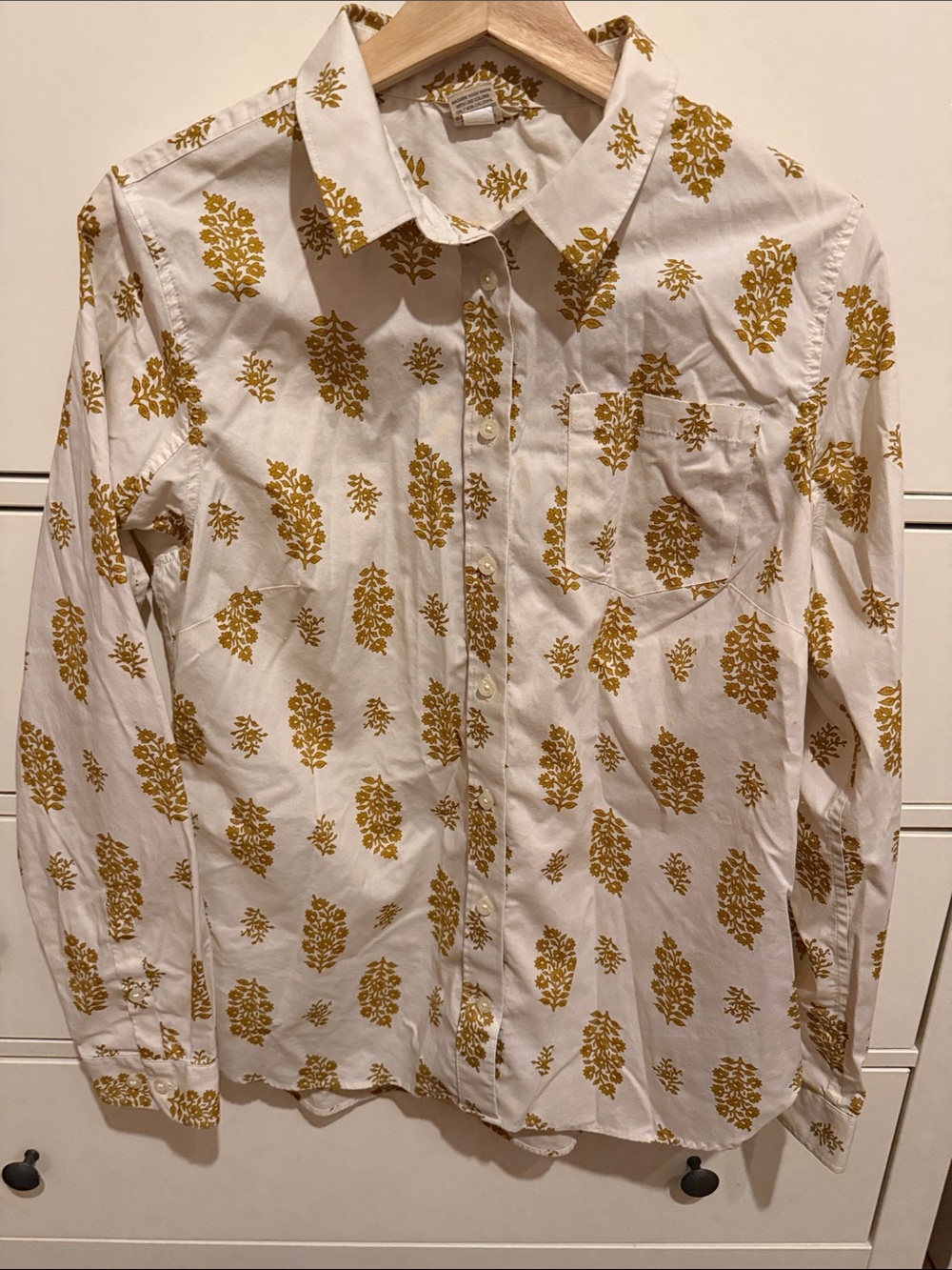 Duluth Trading Company Women’s Floral Button Down Shirt